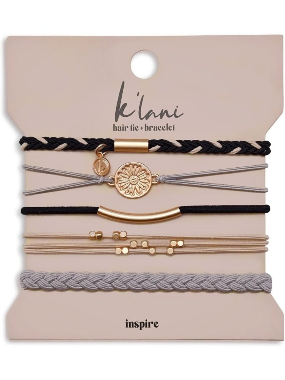 Stylish Elastic Hair Tie Bracelets - Versatile Ponytail Holders for All Hair